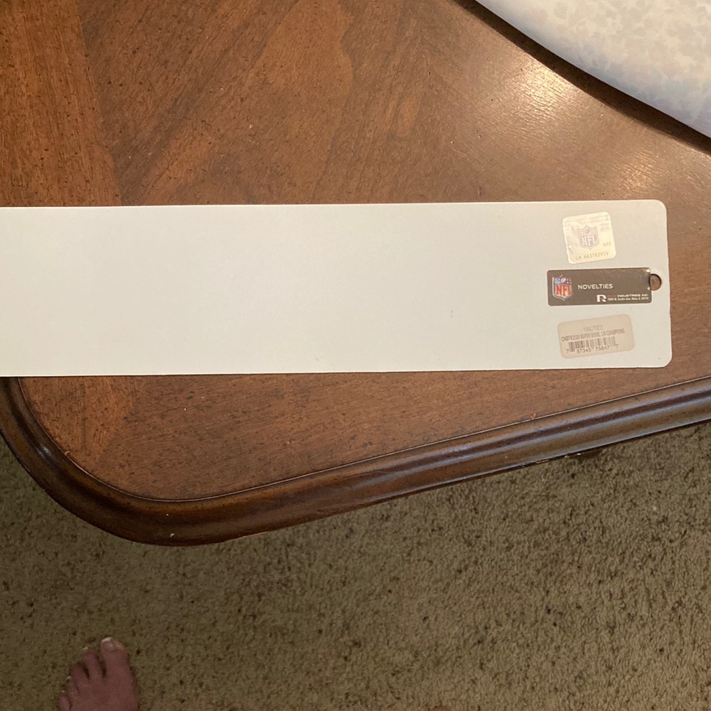 RICO Ind. Plastic Street Sign to Commemorate the Chiefs' SUPERBOWL LIV win. - Picture 3 of 3